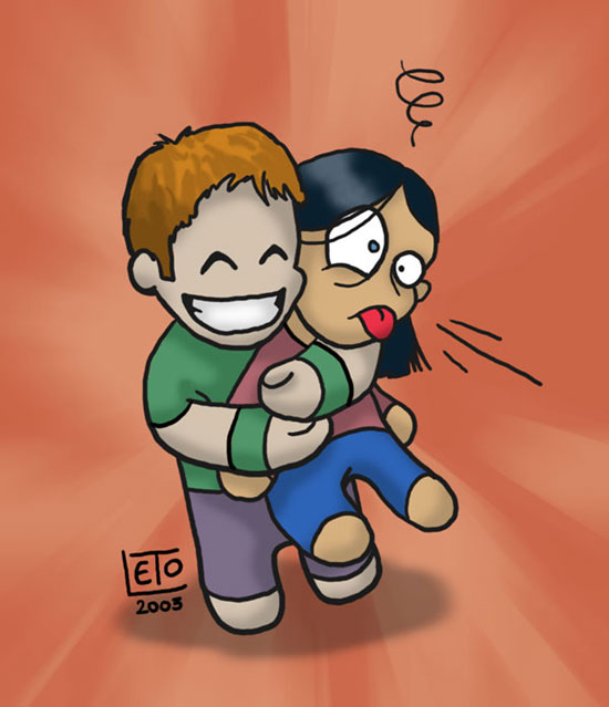 Bearhug cartoon