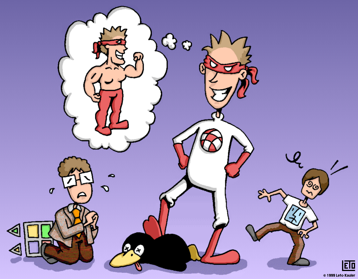 Amiga hero cartoon
